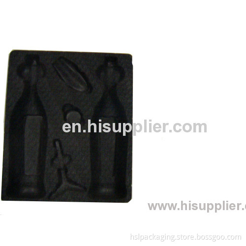 New Design High Quality Pvc/pet/pp/ps Material Plastic Flocking Blister Tray